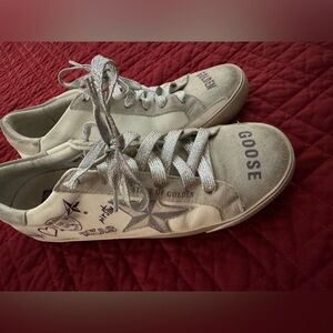 Women's Super-Star Texas Journey Printed Low Top Sneakers
